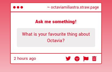 Daily Octavia tweet media