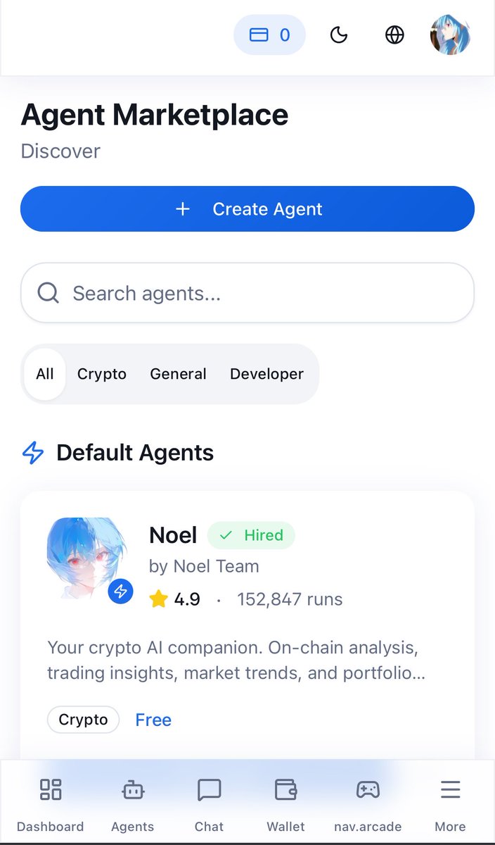try building and running your own agents on noelclaw.com

create → run → execute

agents powered by <a href="/noelclawfun/">NoelClaw</a> &amp;
stacked with <a href="/bankrbot/">Bankr</a> LLM + skills.

give it a try.