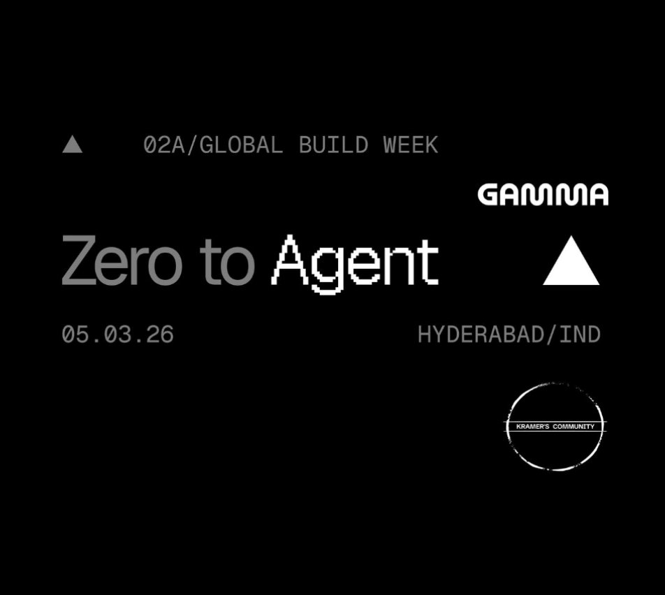 Uniq1160570's tweet image. I am attending @v0 x @GammaApp  x @Linkedinkramer Zero to Agent Meetup on Sunday.

Let's build Hyderabad

@jayant99acharya @ceciaramitaro @fieldstudymusic

#Hyderabad #TechCommunity  #v0 #Vercel  #Gamma #AI #Techevents #Events  #GenAI  #Sunday #Agenticai #LLM #Linkedin