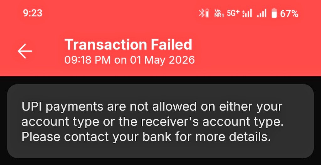 iSmjangid's tweet photo. @pnbindia please solve this problem,I am not able to use upi without any misuse https://t.co/YkFtti54WI