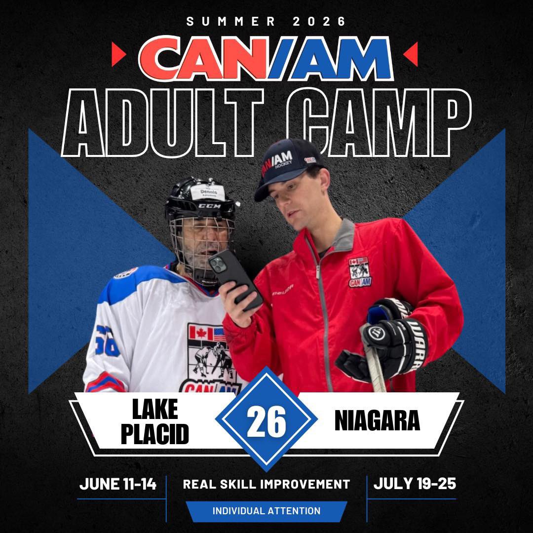 MIRubberHockey's tweet image. Be honest. 

Which sounds better? 

Scrolling through hockey videos on your phone…Or four days of hockey in Lake Placid? 

Make this year’s trip unforgettable. 

To register for this @canamhockey camp, visit canamhockey.com/camps/adult. 

#canamhockey
#hockeycamp 
#LakePlacid