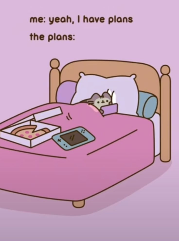 Pusheen parody account tweet media