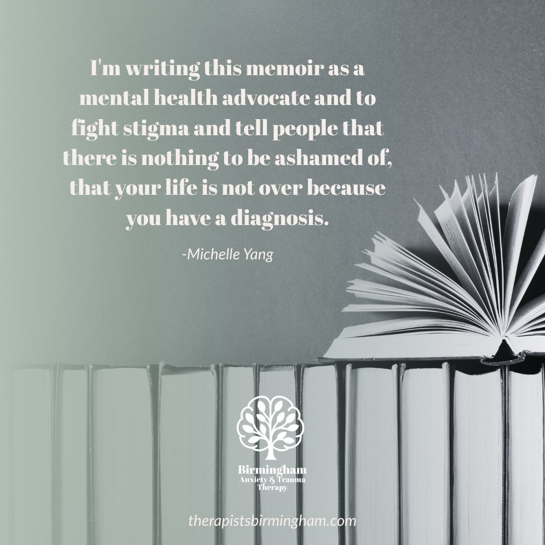 Bham_Therapy's tweet photo. Michelle Yang is an author &amp; mental health advocate who wrote her memoir, "Phoenix Girl", in 2025. The work details her life experiences as someone with bipolar disorder, &amp; an asian american woman. Thank you, Michelle, for #BATTlingthestigma 
#michelleyang #bipolarsupport https://t.co/L38FsZgsoI