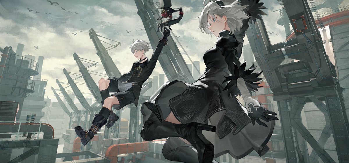 Hokago_TT_'s tweet image. 🤖#NieR