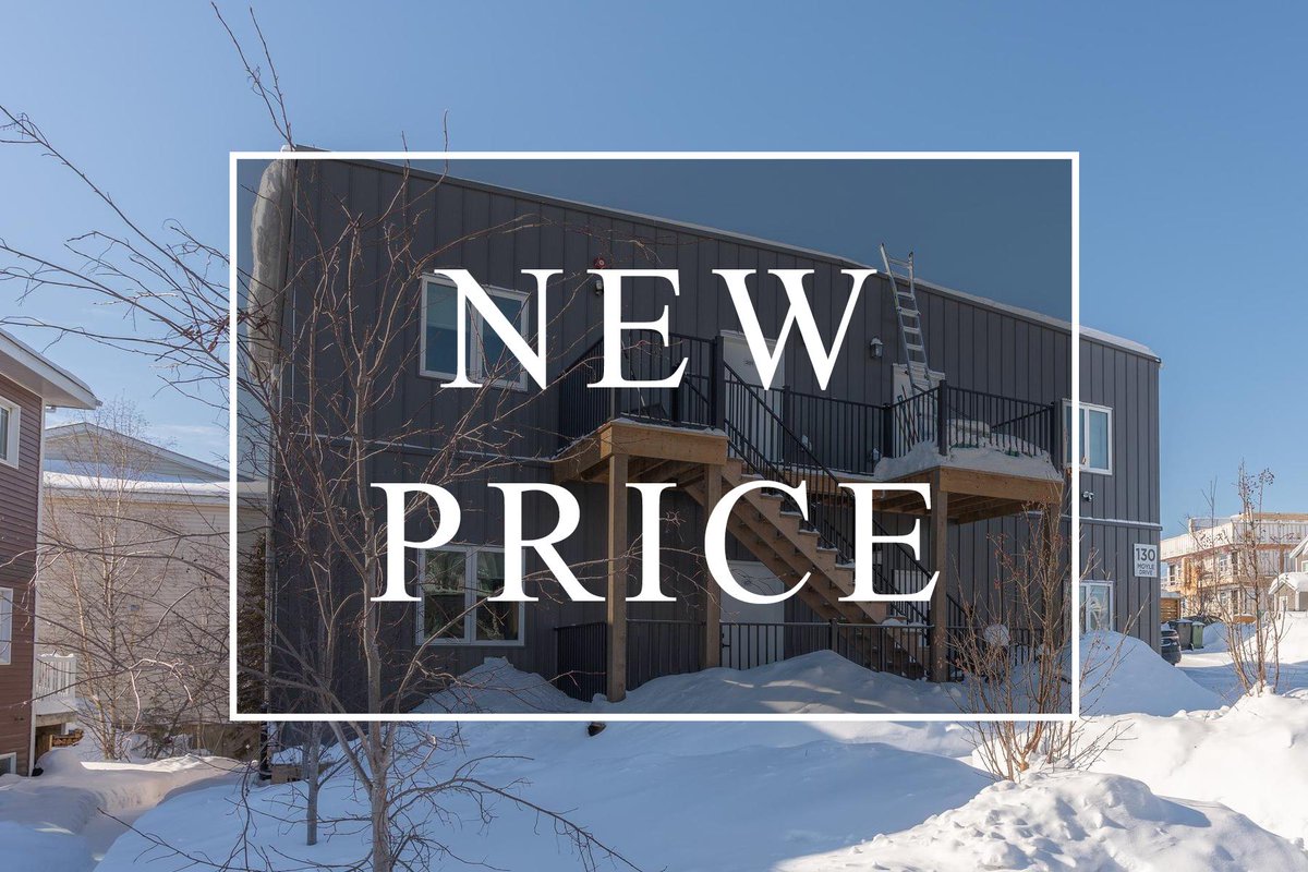 New Price 201 130 Moyle Drive Yellowknife, NT
🏡Open House this Sunday May 3 2-4🏡
2 Bedroom | 1 Bath | 756 Sq. Ft.
Offered at $409,900
#Yellowknife #YellowknifeRealEstate
cbyk.ca/residential/20…