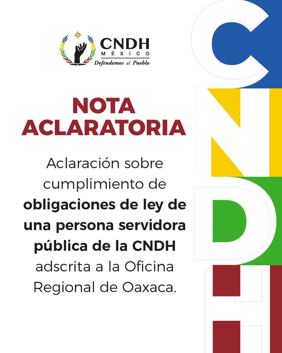 CNDH en México tweet media