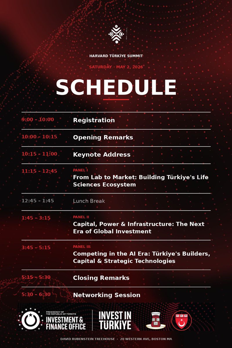 BAtaseligi's tweet photo. Harvard Türkiye Zirvesi🇹🇷

Harvard College Türk Öğrenci Birliği tarafından düzenlenen zirve, Türkiye’nin potansiyelini uluslararası platformda ele alacak.

Farklı alanlardan konuşmacıların katılımıyla, Türkiye’nin küresel rolü değerlendirilecek.

Kayıt: https://t.co/tjeGAvvhsF https://t.co/gd64ILCle2