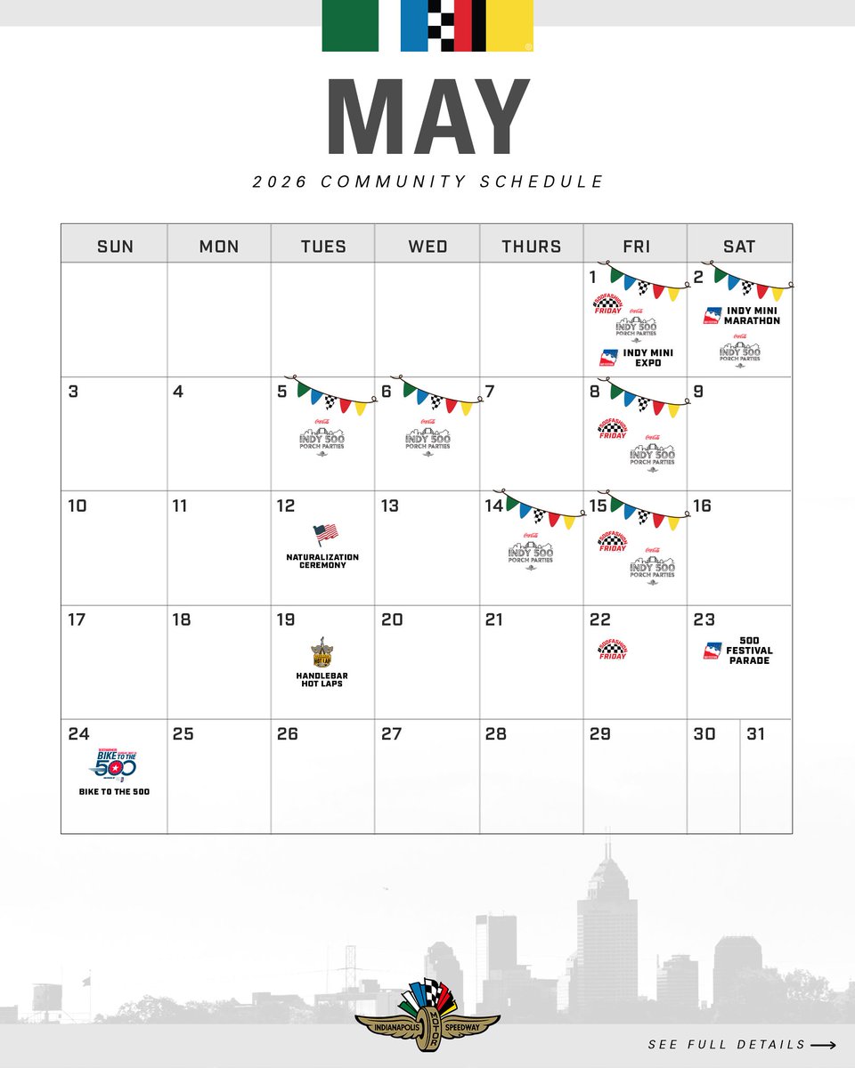 Indianapolis Motor Speedway tweet media