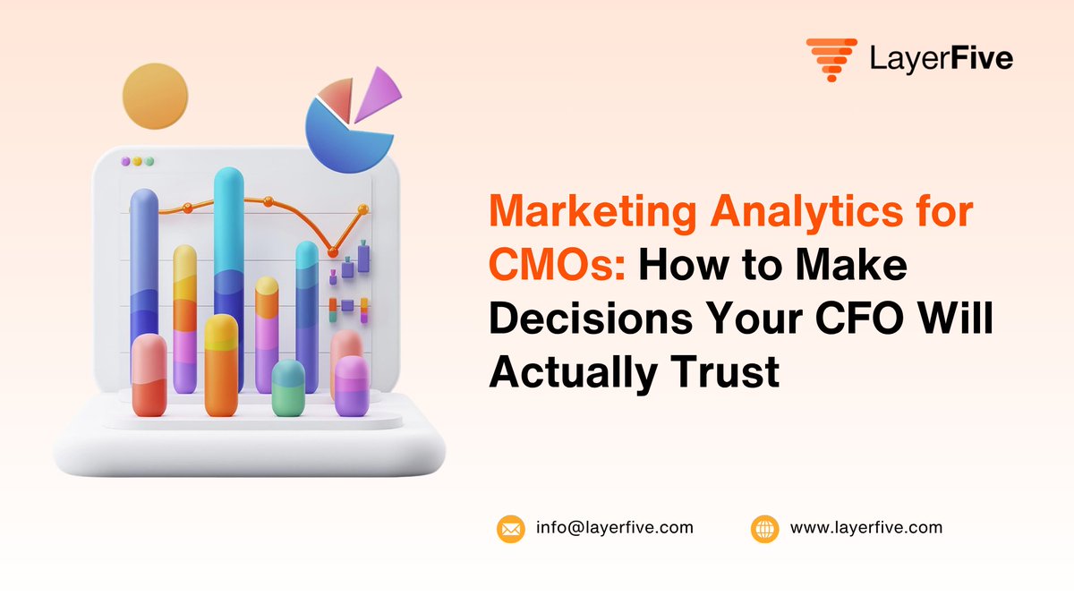 Marketing Analytics for CMOs: How to Make Decisions Your CFO Will Actually Trust

Book a 30-min walkthrough: cal.com/layerfive/sync…

#MarketingAnalytics #MarketingAttribution #MarketingROI #CMOLeadership #FirstPartyData

layerfive.com/blog/marketing…