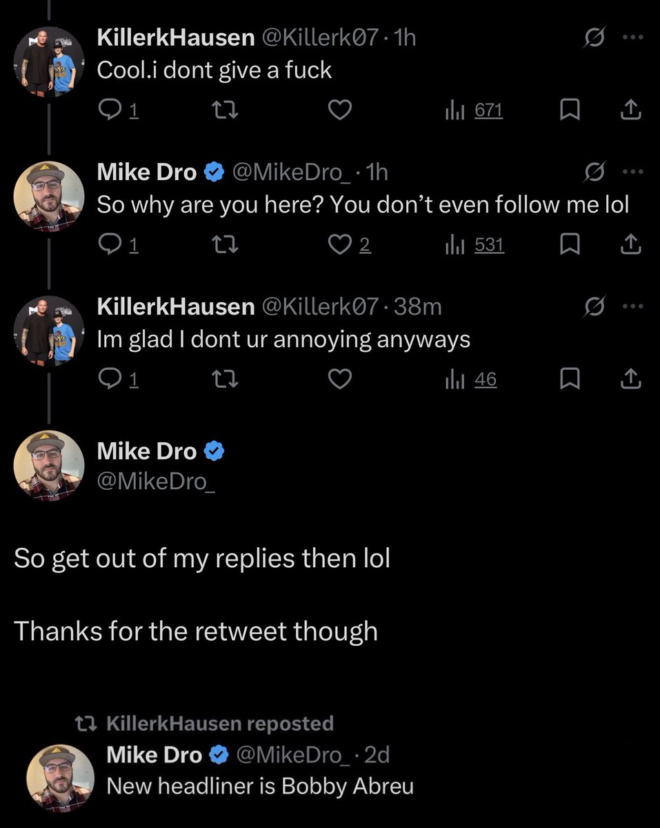 Mike Dro tweet media