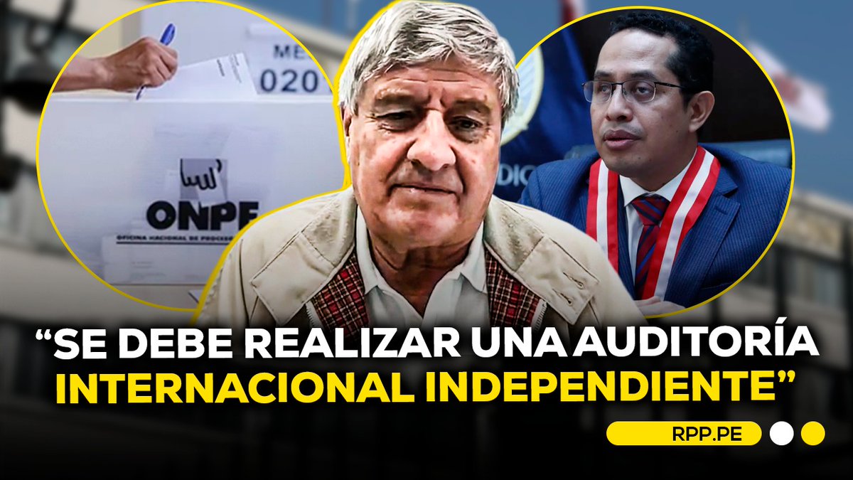 🇵🇪🗳️ Raúl Diez Canseco, exvicepresidente y empresario, propuso la creación del colectivo civil “Peruanos de Estado”, con el objetivo de solicitar una auditoría técnica internacional independiente que contribuya a restablecer la confianza en el sistema electoral del país.