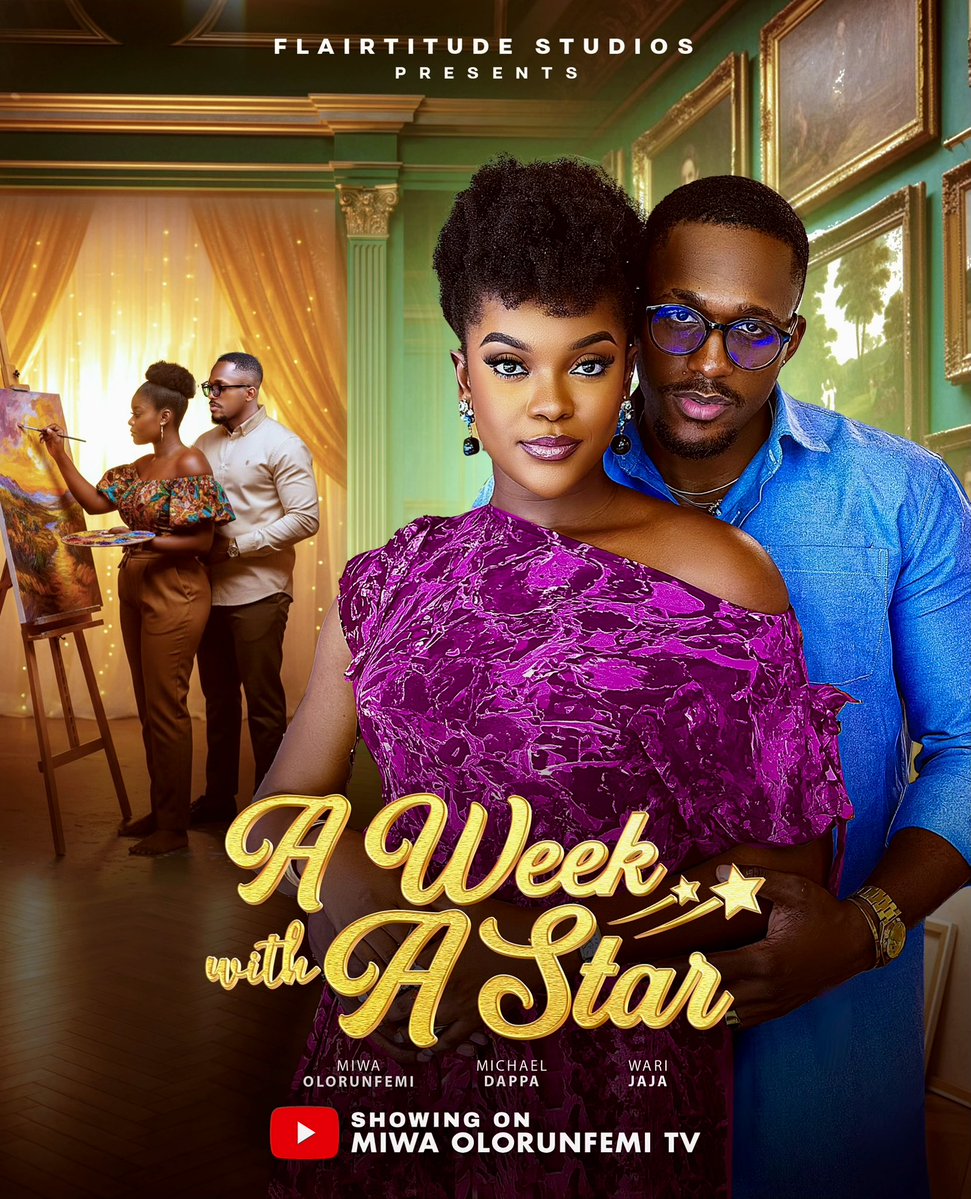 We go again in the name of the father, son and the Holy Spirit🥳

A WEEK WITH A STAR 💫 
Now showing on Miwa Olorunfemi TV 📺