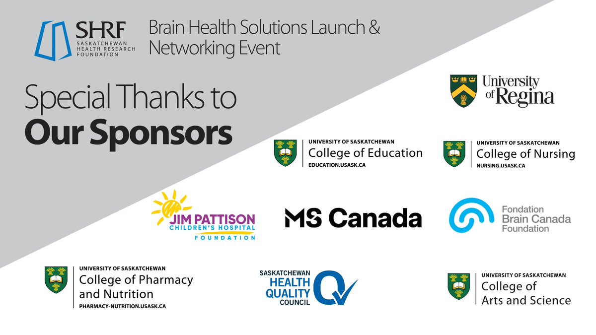 Saskatchewan Health Research Foundation - SHRF tweet media