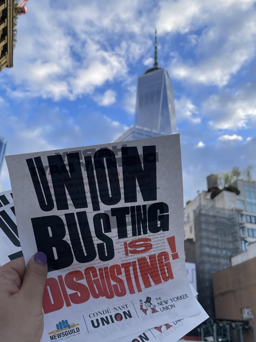 The New Yorker Union tweet media