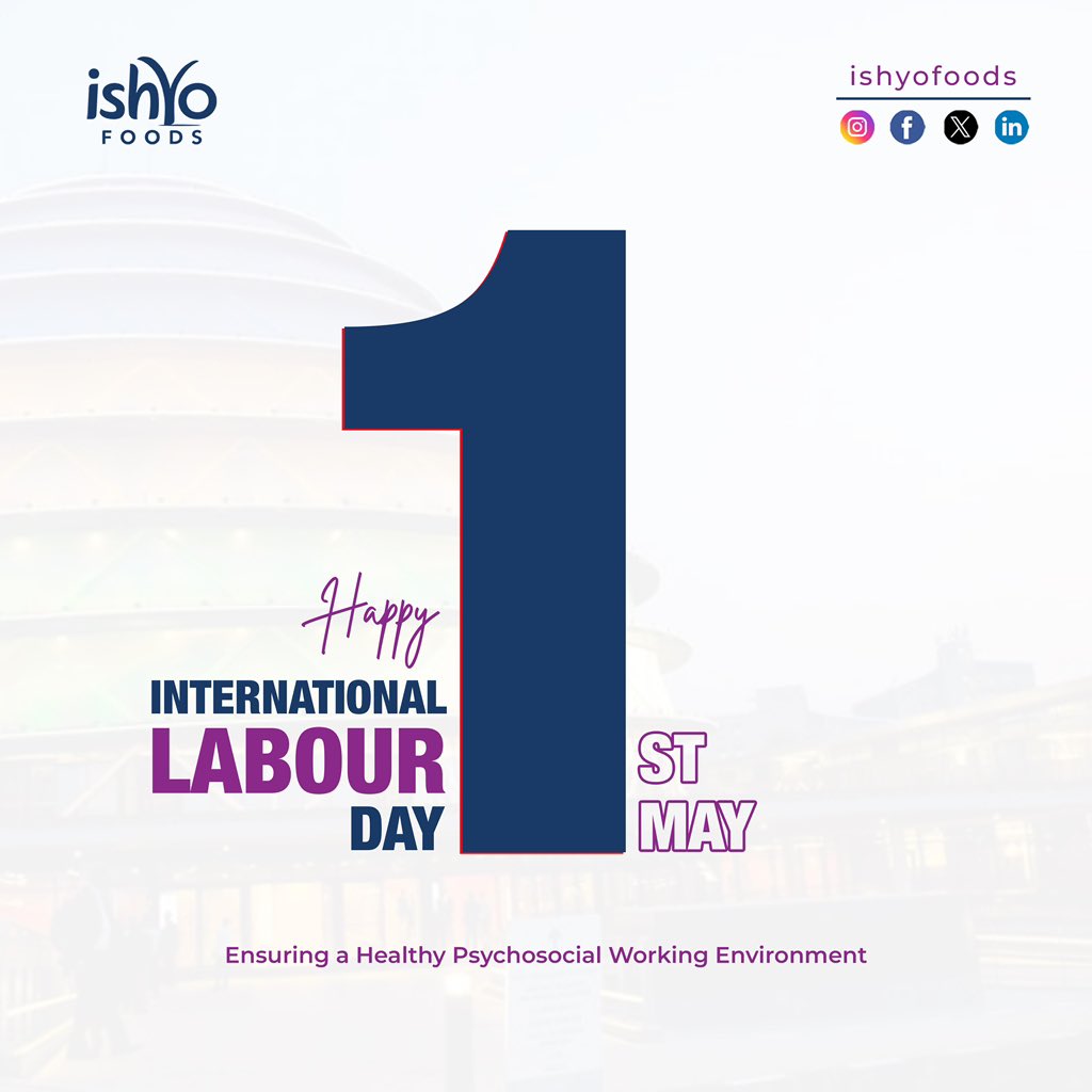 IshyoFoods's tweet image. Powered by people. Driven by passion. Happy Labour Day from Ishyo Foods! ✨
#IshyoFoods #MadeInRwanda