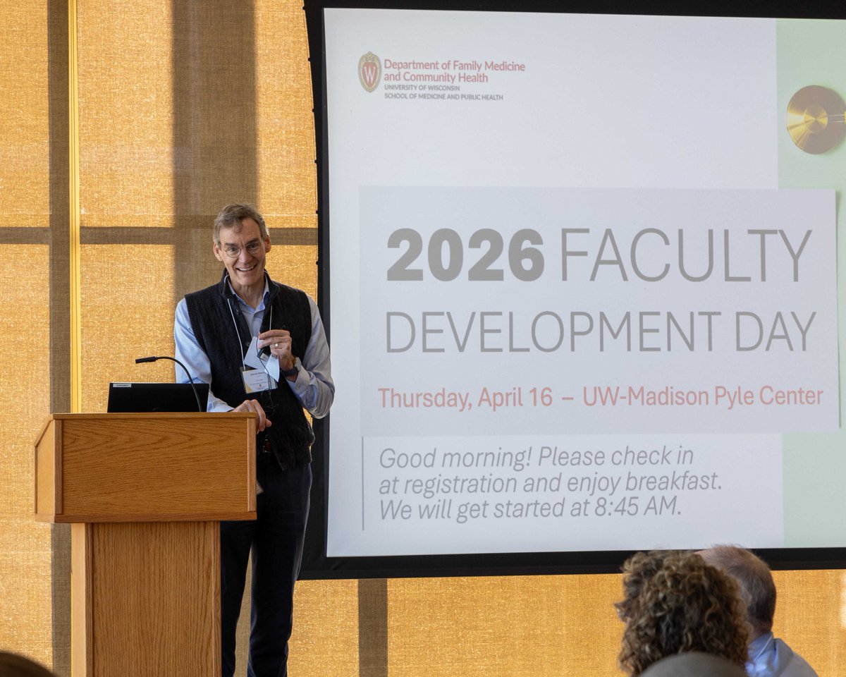 UW Dept of Family Medicine and Community Health tweet media