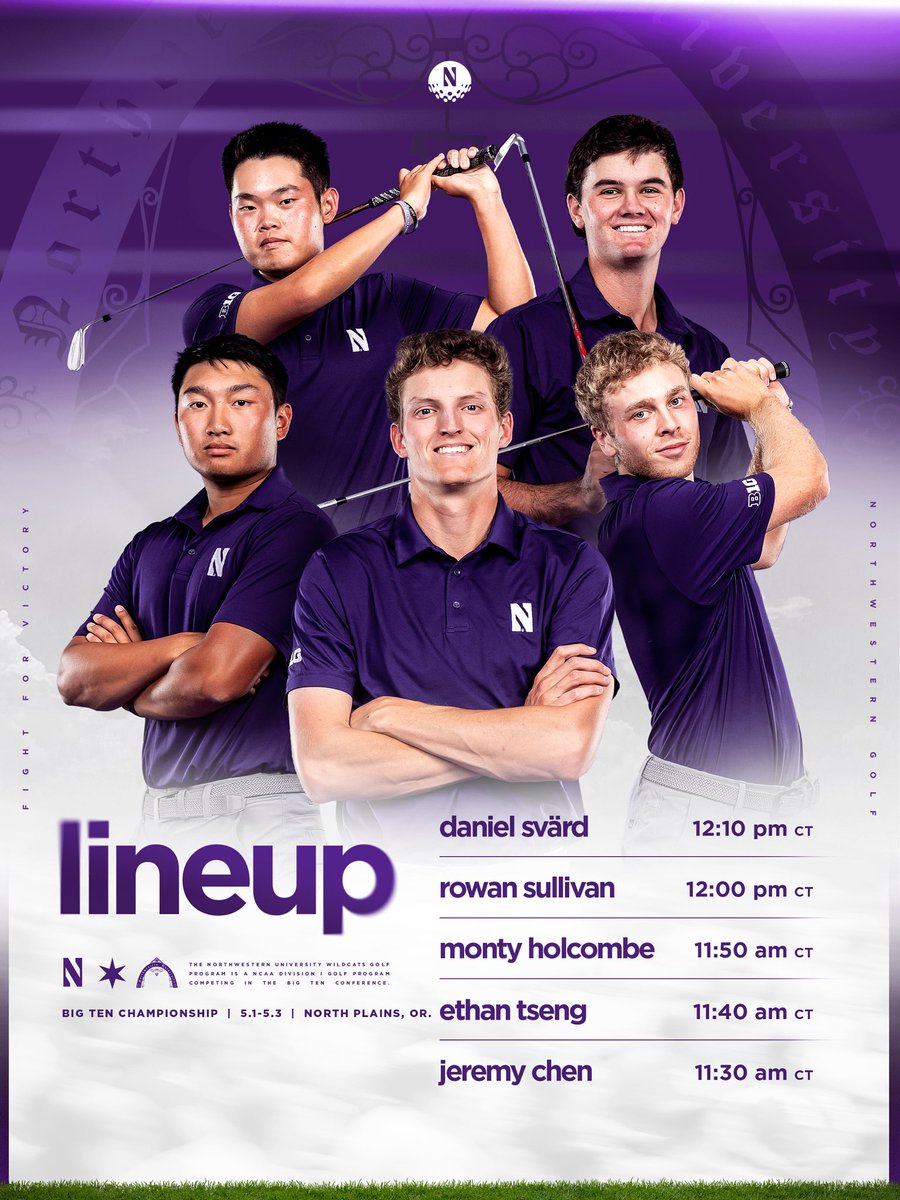 Northwestern Golf tweet media