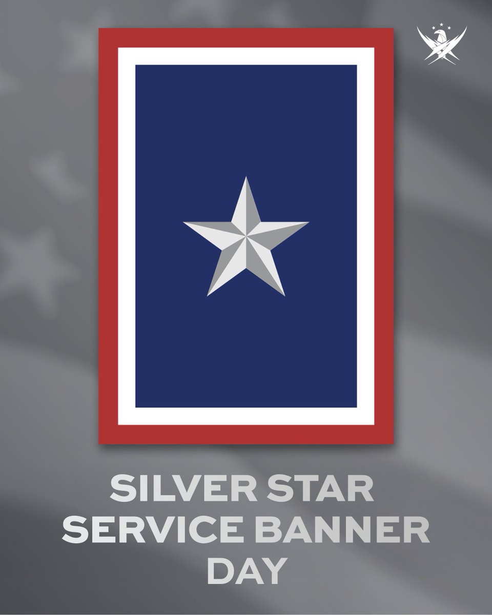 GarySiniseFound's tweet image. Today, on Silver Star Service Banner Day, we honor the wounded, ill, and injured service members who have sacrificed so much in defense of our nation.

The Silver Star Service Banner represents their courage and resilience, and recognizes the families who stand beside them