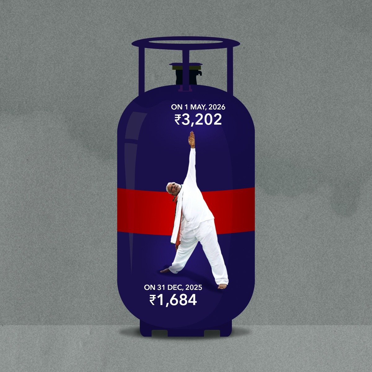 कॉमर्शियल गैस सिलेंडर के दामों में ₹993 की बढ़ोतरी बहुत तेज़ और बेरहम है! ये साफ़ साजिश है। शायद ₹800 या ₹600 तक बढ़ाना चाहते थे, लेकिन हल्ला-गुल्ला मचने के बाद कुछ सौ रुपये घटाकर बोलेंगे “देखो हमने दाम कम कर दिए!” 

मूर्ख बनाते हैं! ये सस्ती ट्रिक है। 

लेकिन समझ लो, जो भी