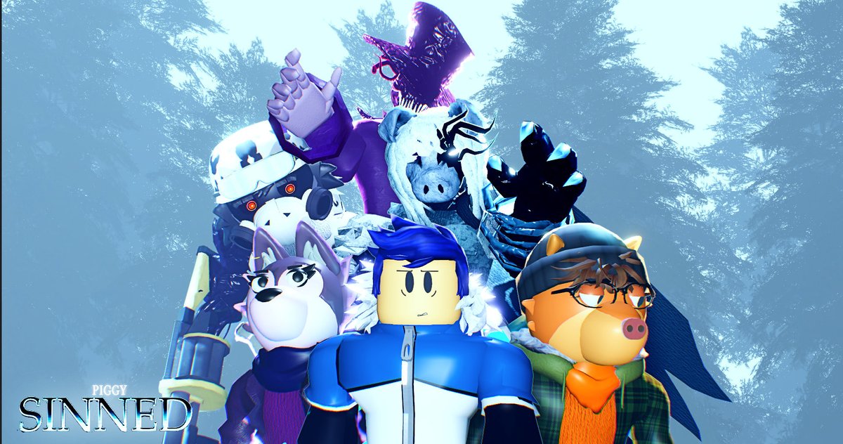spikerwastaken's tweet image. I am excited to announce that I’m creating a film that continues my old Piggy series, Into the Outburst. Most of the original ideas and lore from that series have been scrapped, so you don’t need to watch it in order to understand this new project. (1/2) #piggy #robloxpiggy