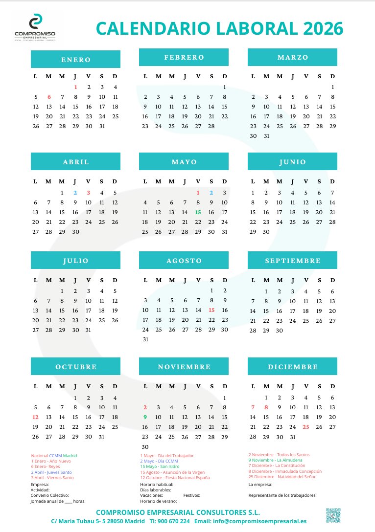 CERiosRosas's tweet image. El sábado, día 2 de Mayo, festivo en la Comunidad de Madrid, en tu empresa se trabaja...
🤔¿Debes de compensarlo con otro día de vacaciones?   
bit.ly/CompensarFesti…

#vacaciones #2Mayo #empresas #asesorialaboral #Madrid