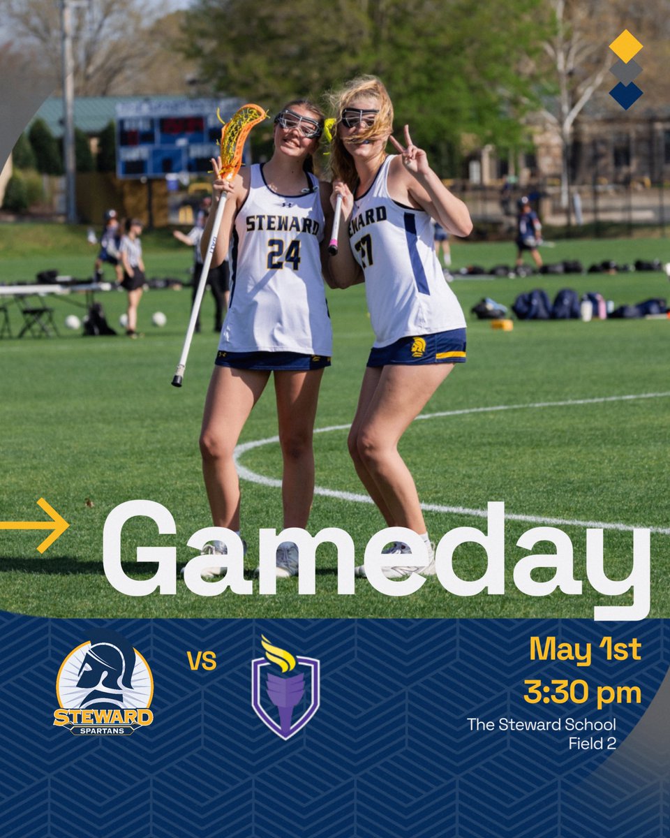StewardSpartans's tweet image. 🥍GAME DAY🥍

Come out to field 2 right after school to cheer on the Varsity Girls Lacrosse team in their regular season finale as we host Norfolk Christian School! The game will be livestreamed on the NFHS Network! #Gospartans #rvaW #804varsity @henricosports