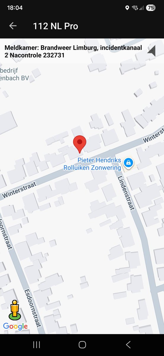 Brandweer inzet bij nacontrole in Neer
