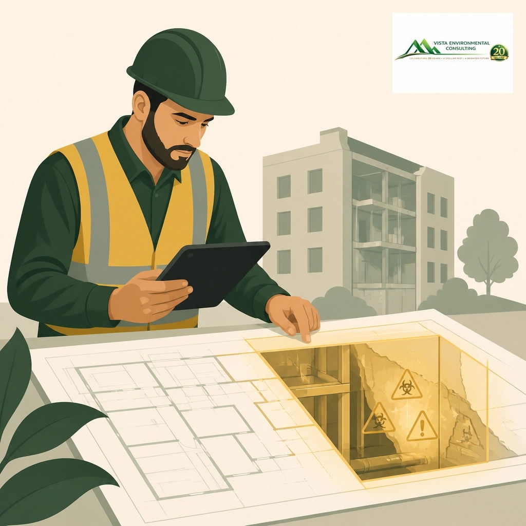 VistaENVC's tweet image. Hazmat discoveries late in the game derail projects. You shouldn't have to worry about the unknown. Vista uncovers what others don't so you can stay proactive and on track.

#EnvironmentalConsulting #Hazmat #ProjectManagement #VistaEnv