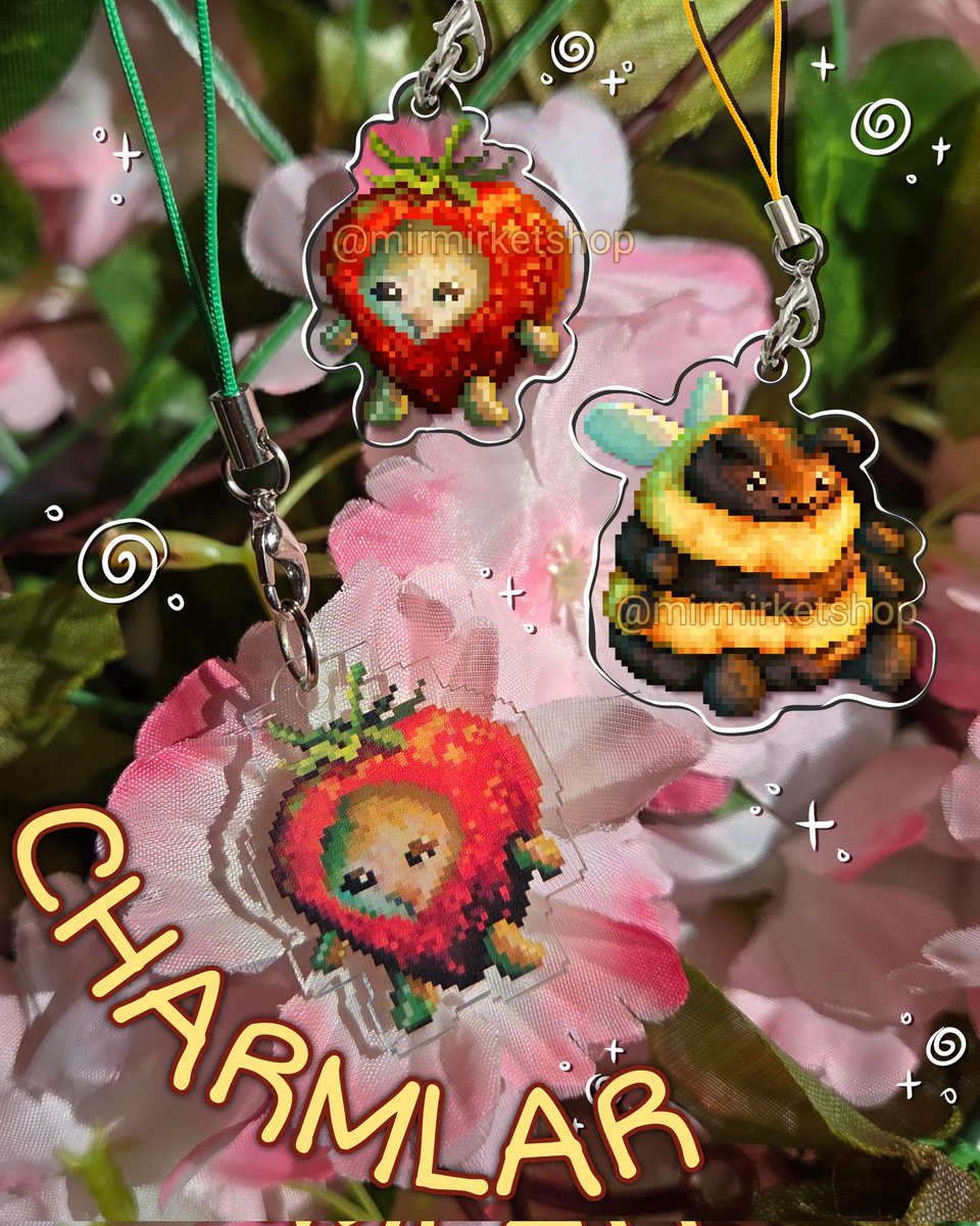 mirmirketshop's tweet image. 🍓🌱 Pixel Bahar Bebikleri Stickerları, holografik ve yaldızlı seçenekleri ile şimdi shopier dükkanımda!! 🌱🍓
🍓 Ayrıca bu sefer charmlarını da getirdim~! 🙂‍↕️✨️
#bulletjournal #sticker #smallbusiness #stickershop