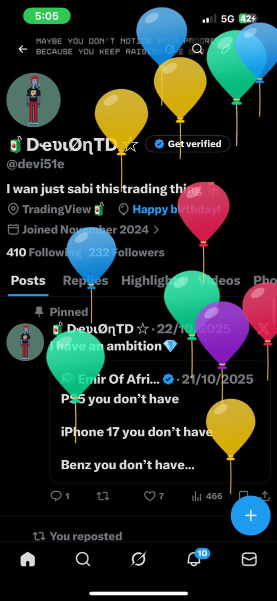 devi51e's tweet photo. +1💎🚀 I go show una my benz later https://t.co/WveBbcA4VX