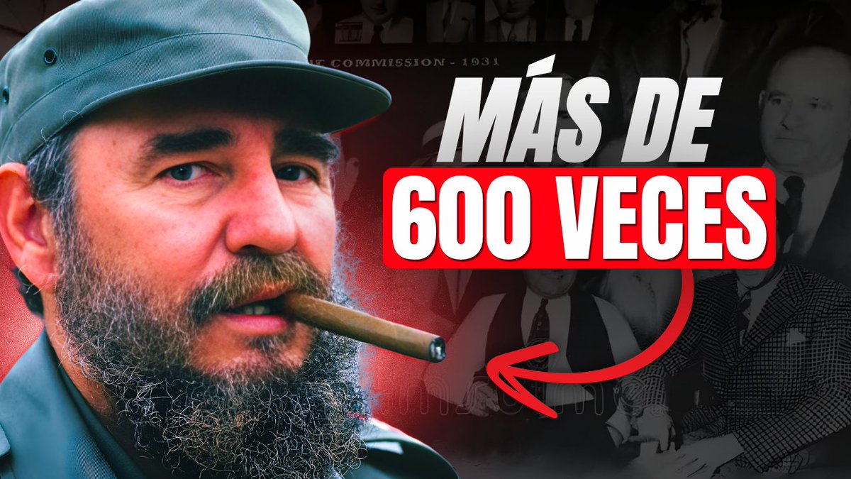 🔴La CIA gastó millones de dólares, décadas de planificación y contrató a los criminales más peligrosos de Estados Unidos para un solo objetivo: matar a Fidel Castro. Fracasaron 638 veces. Te explico cómo👇

👉Vídeo COMPLETO: youtu.be/yvWTVP9lbcM?si…

#CIA #FidelCastro #Cuba