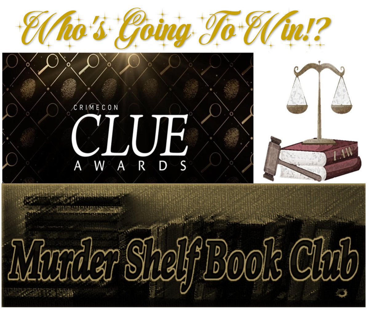 shelf_club's tweet photo. CRIMECON'S CLUE AWARDS 2026! 🏆⚖️       
Who will win tonight? Excited to support my true crime colleagues & honor the victims, families, law enforcement, & experts! 
#crimecon2026 @CrimeCon  #victimsmatter   #truecrimecommunity #truecrime #podcast  #truecrimepodcast #bestbook
