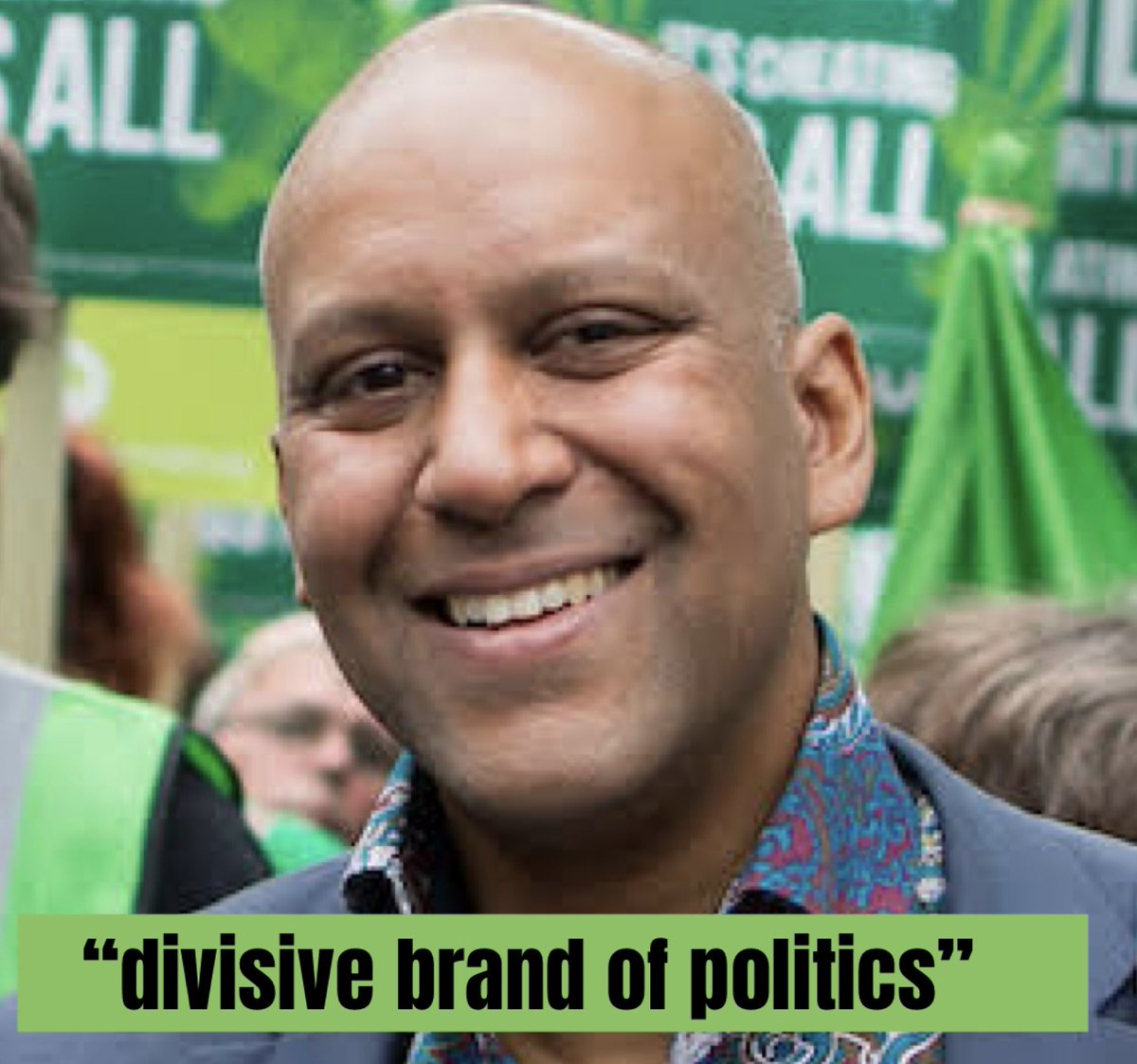 🚨 The Green Party is in turmoil as its former deputy leader makes a shocking statement advising against voting for them.

Former Deputy Leader Shahrar Ali criticised the Green Party leader’s “divisive brand of politics” following Mr Polanski’s controversial suggestion that the