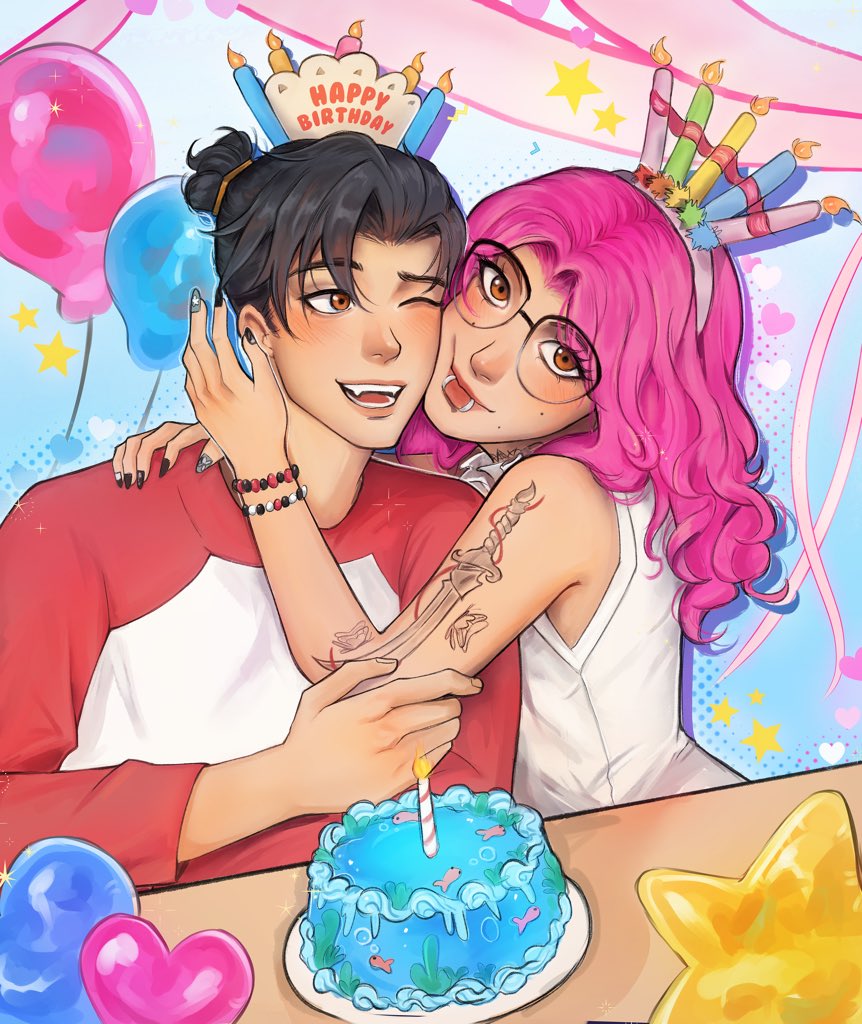 citruswineology's tweet photo. ᯓ★ The sweetest devotion ❤︎
Happy birthday to my dearest Wuyang (˶>⩊<˶) 🌊🌺
{ #wumi #pinksea #yumetwt #yumeship} .✦ ݁˖
©️xovin__ on Vgen https://t.co/kcxzEcFFNN