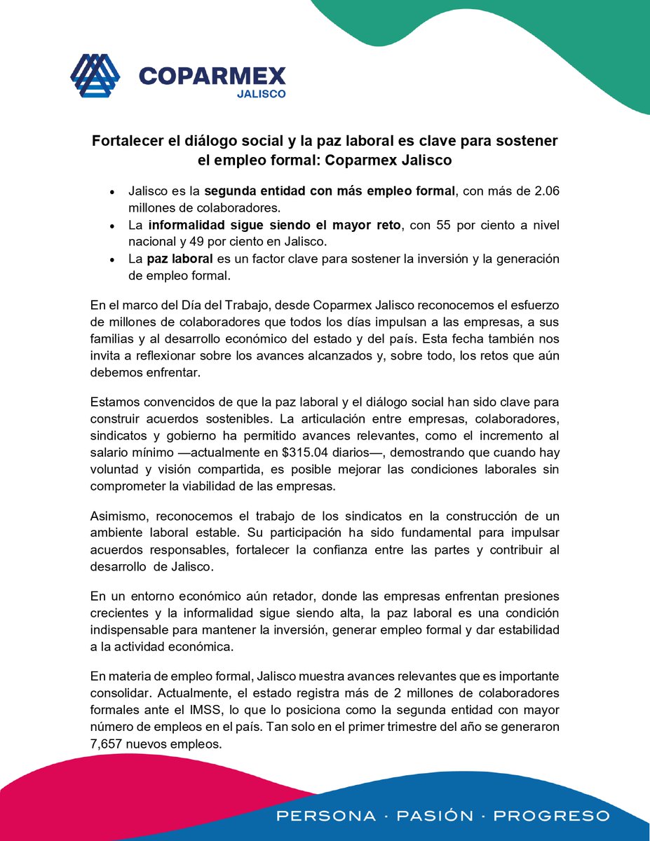 Coparmex Jalisco tweet media