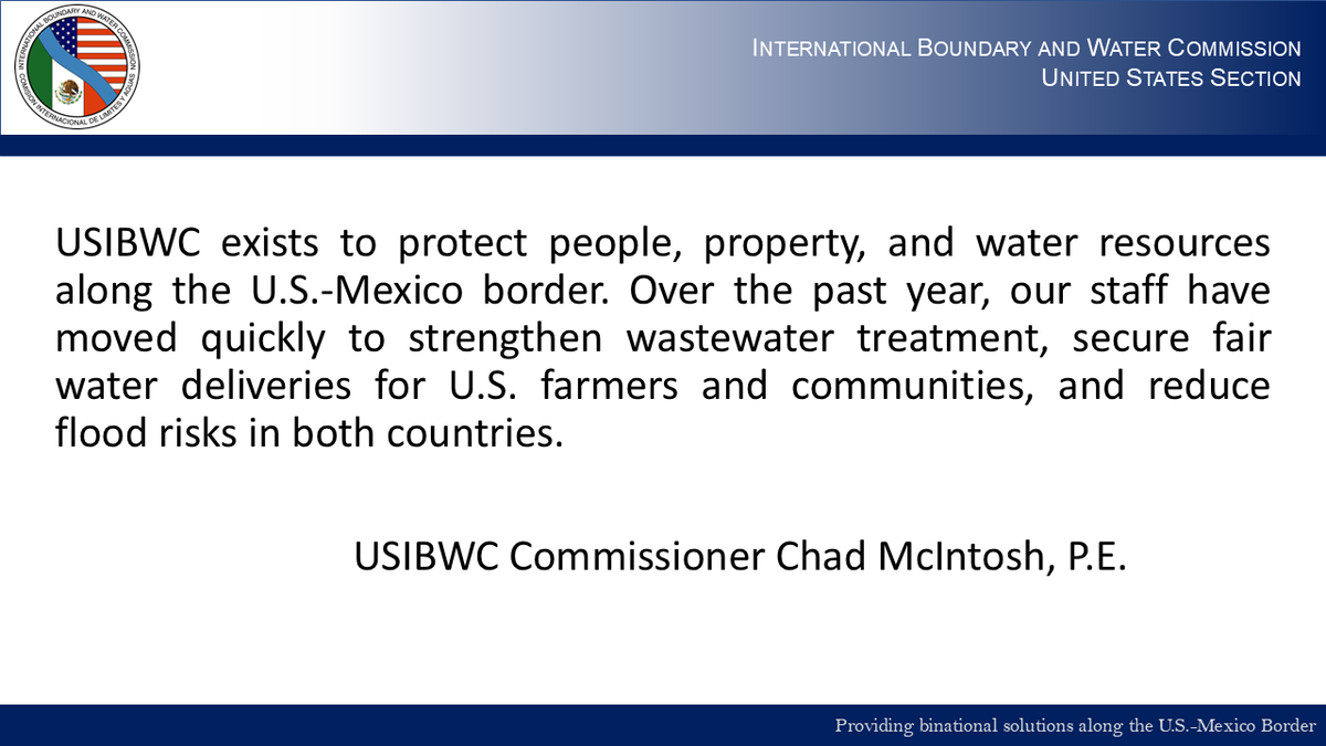 U.S. International Boundary and Water Commission tweet media