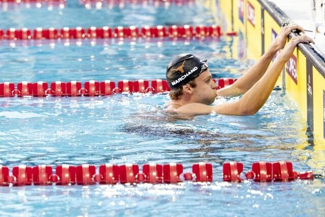 actuswim's tweet image. Fort Lauderdale Open🇺🇸

Léon Marchand🇫🇷 termine 1er des séries du 400 4 nages en 4'13"50, devant Carson Foster🇺🇸 (4'18) et Bobby Finke (4'21)🔥

Finale cette nuit🥇

#Natation #swimming
