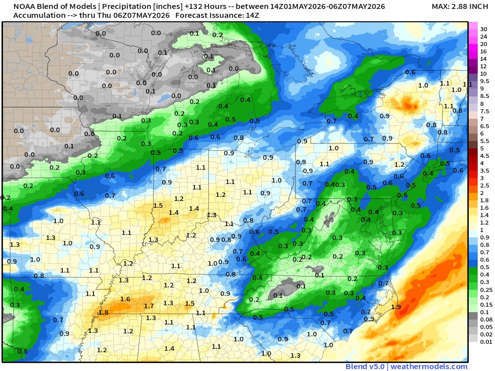 indywx's tweet image. Our next organized system comes rolling through the region during the early and middle part of the upcoming work week. #Indy #INwx #AGwx #Plant26