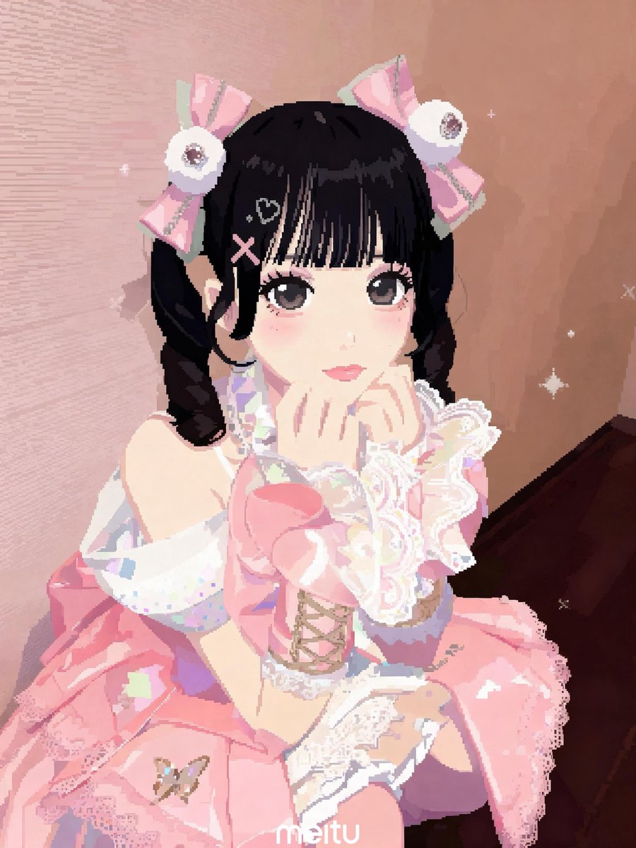 Momo_Pchuu's tweet photo. Meituの女児ゲー風加工が魔法少女すぎる🎀🪄︎︎
平成女児もちにゃはトキメキが止まらない❤︎ https://t.co/vWPwsIcyVw