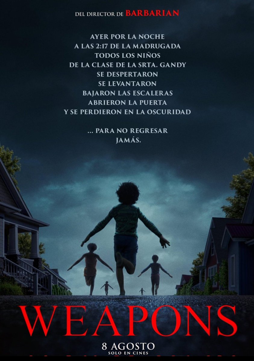Diegol_76's tweet image. Vista ahora #Movistar 
#Weapons 📺🎥🍿
#JuliaGarner #JoshBrolin #AldenEhrenreich
Expectativa baja, realidad sorprendente.
Perfecto cocktail de angustia, pesadillas y humor negro.
Una historia real, esto es difícil de digerir.