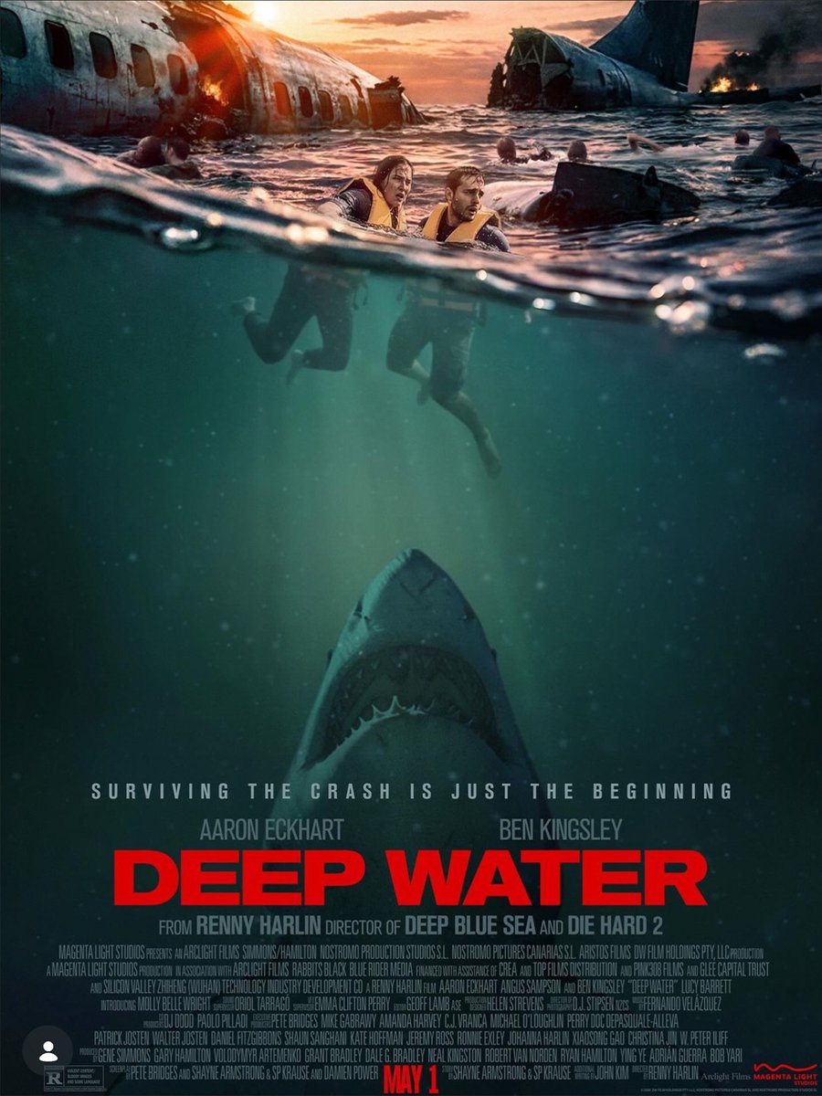 SpinVFX's tweet photo. Mayday! Mayday! A flight goes down, survivors are stranded, and something deadly is circling below. No rescue. No mercy. Deep Water, is in theatres now!

#NewRelease #TeamSpinVFX #VFXLife #DeepWater https://t.co/eiFXiAiX9I