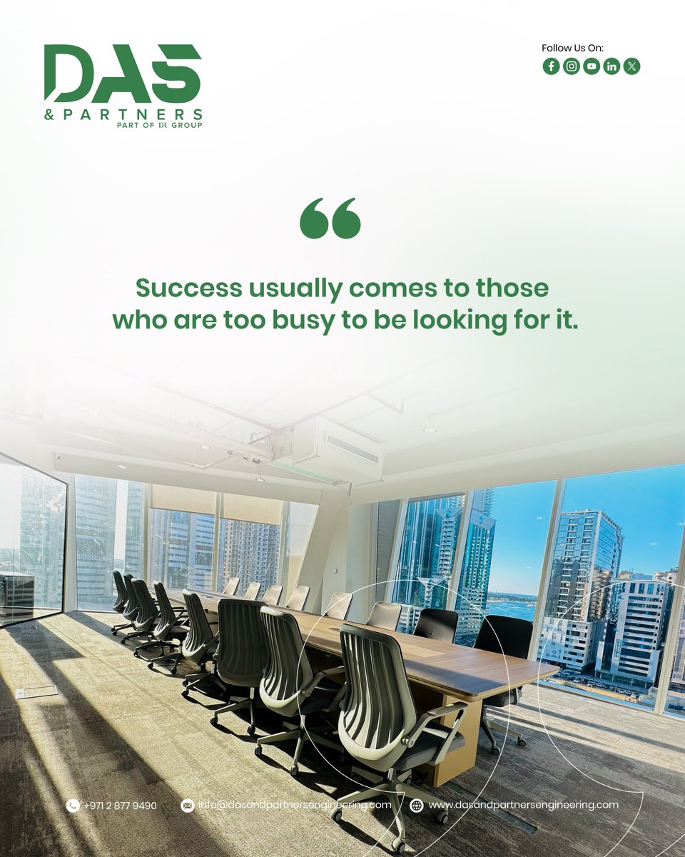 dasandpartners's tweet image. ▸ Success usually comes to those who are too busy to be looking for it.#MotivationDaily #SuccessQuotes #StayFocused #WorkHardDreamBig #EntrepreneurMindset #BusinessMotivation #DailyInspiration #KeepGrinding #SuccessDriven #MindsetMatters #GoalGetter #HustleSmart #AchieveMore