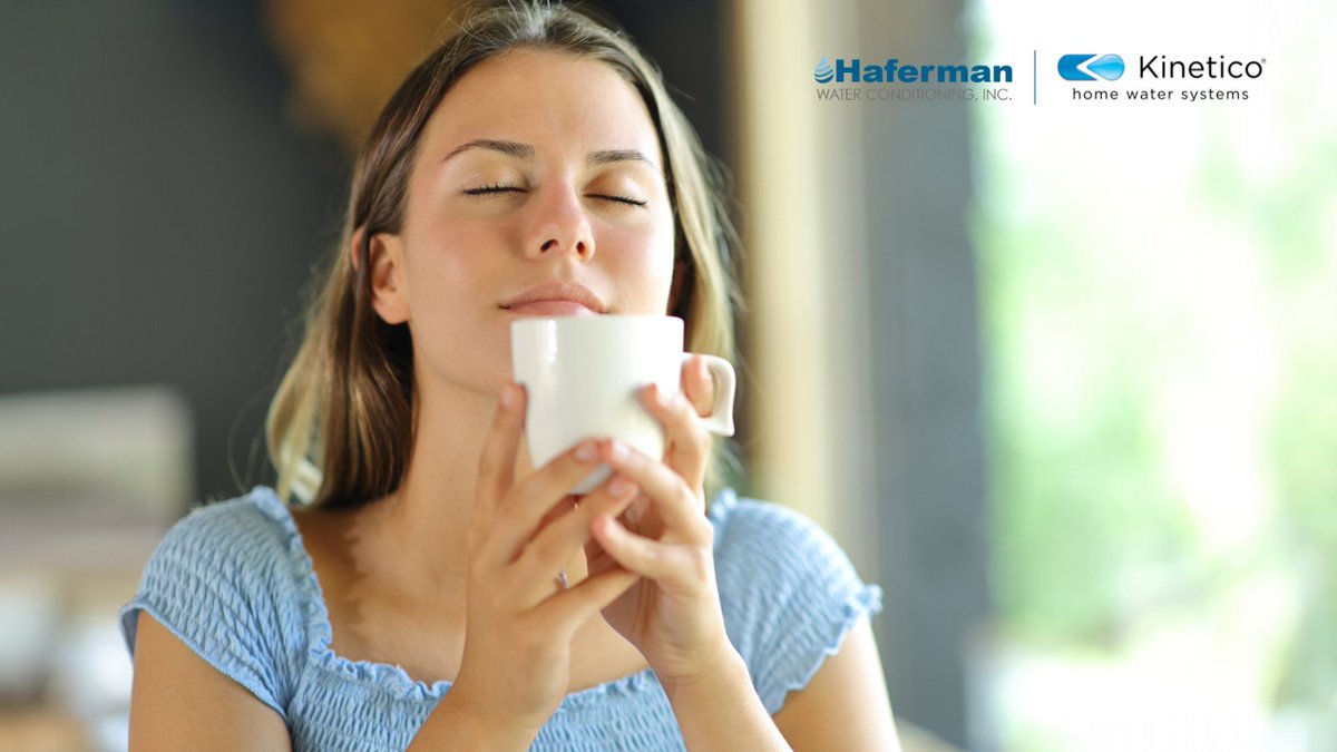 HafermanWater's tweet photo. Your coffee or tea is 98-99% water. If you aren’t preparing it with Kinetico drinking water, you may be missing the flavor nuances of your favorite beverage. https://t.co/V4J6xfjrei