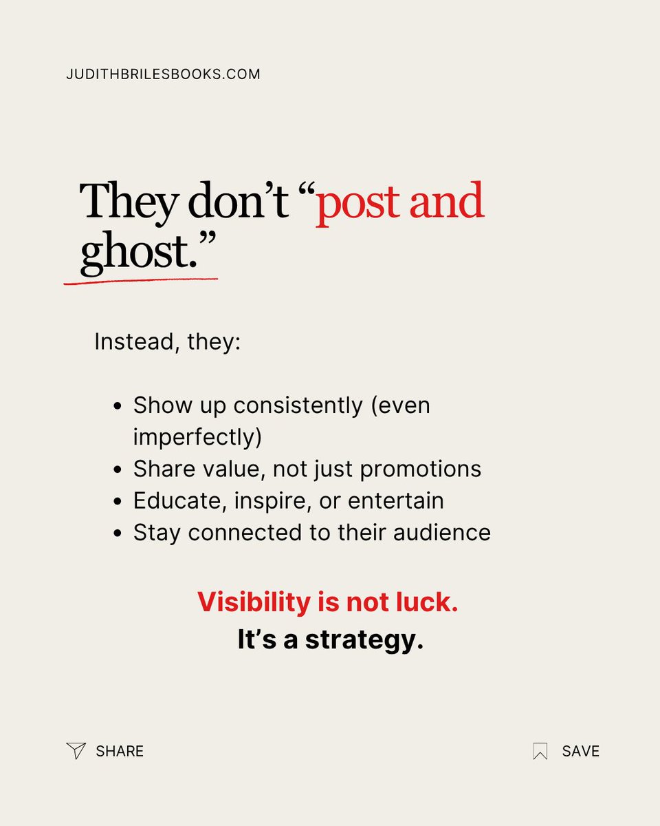 JudithBriles's tweet image. If this shifted how you think about visibility…
You’ll find even more smart strategies inside the book.
 
How to Avoid Book Publishing Blunders bit.ly/BlundersBook
#amwriting #selfpublishing #authors #writingcommunity #indieauthor #KindleUnlimited