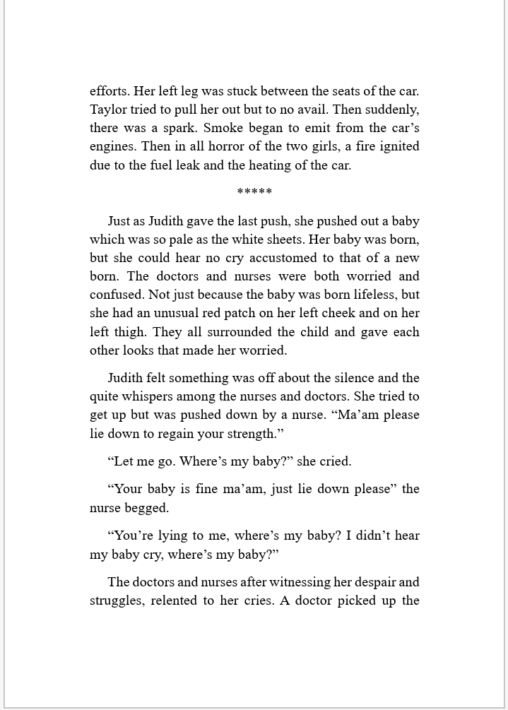 worillessg's tweet image. Two excerpt from my Chapter 2 of “I AM HER.” These are pages 7 &amp;amp; 8.
What do you think? I don't think Amy would make it. And Judith? It's a devastating thing for a mother. Ever lost a friend or a child before? Let me know what you think. 🥲
#IAMHER #GloriaTohabru #Fiction