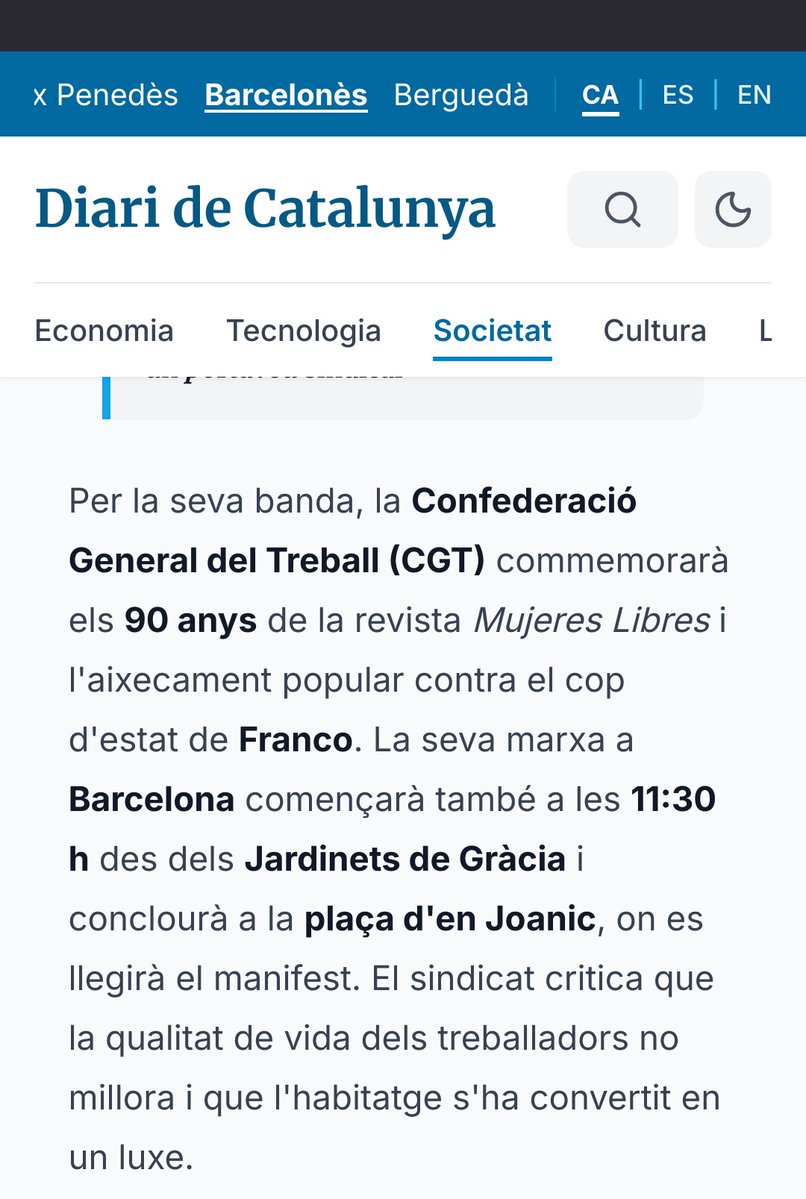 CGT BarcelonⒶ tweet media
