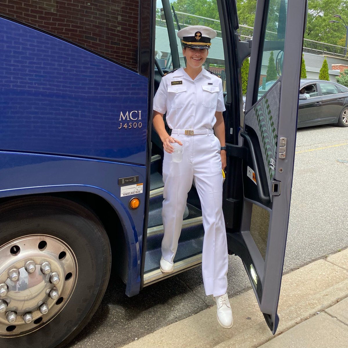 NavyWTennis's tweet image. Arriving in style to NCAAs 🫡

#GoNavy | @ITA_Tennis