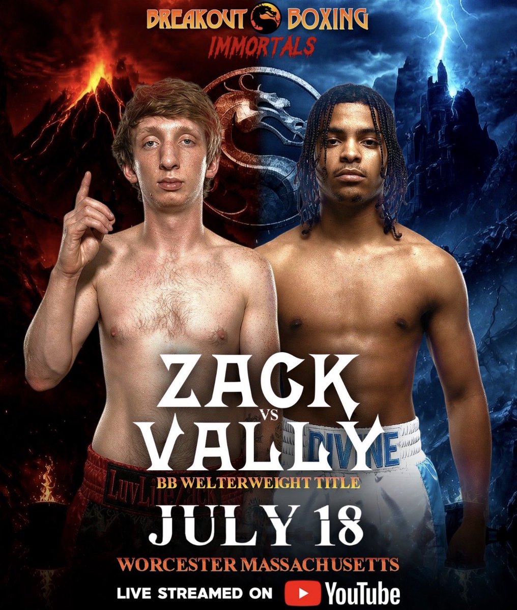 LuvLifeZack's tweet photo. There is only 2 breakout events left, so we’re aiming for the top of the list and there’s no turning back. Test your limit, Test your might, Test your will. I will become double champion &amp; the true #1 in due time 👑🥊 https://t.co/DVmLAeFT4P