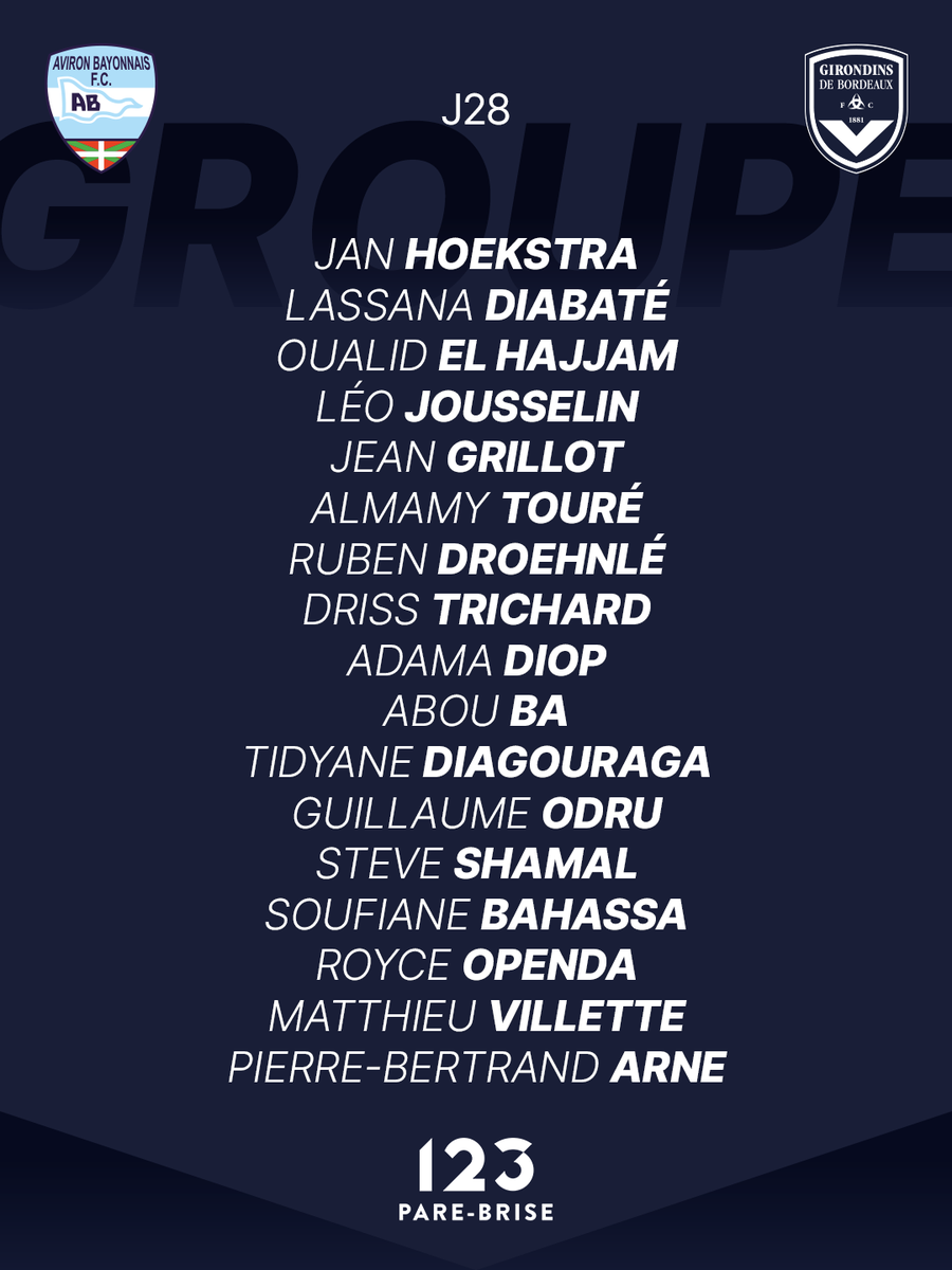 girondins's tweet image. 𝐿𝑒 𝑔𝑟𝑜𝑢𝑝𝑒 📋

#ABFCFCGB #AllezBordeaux