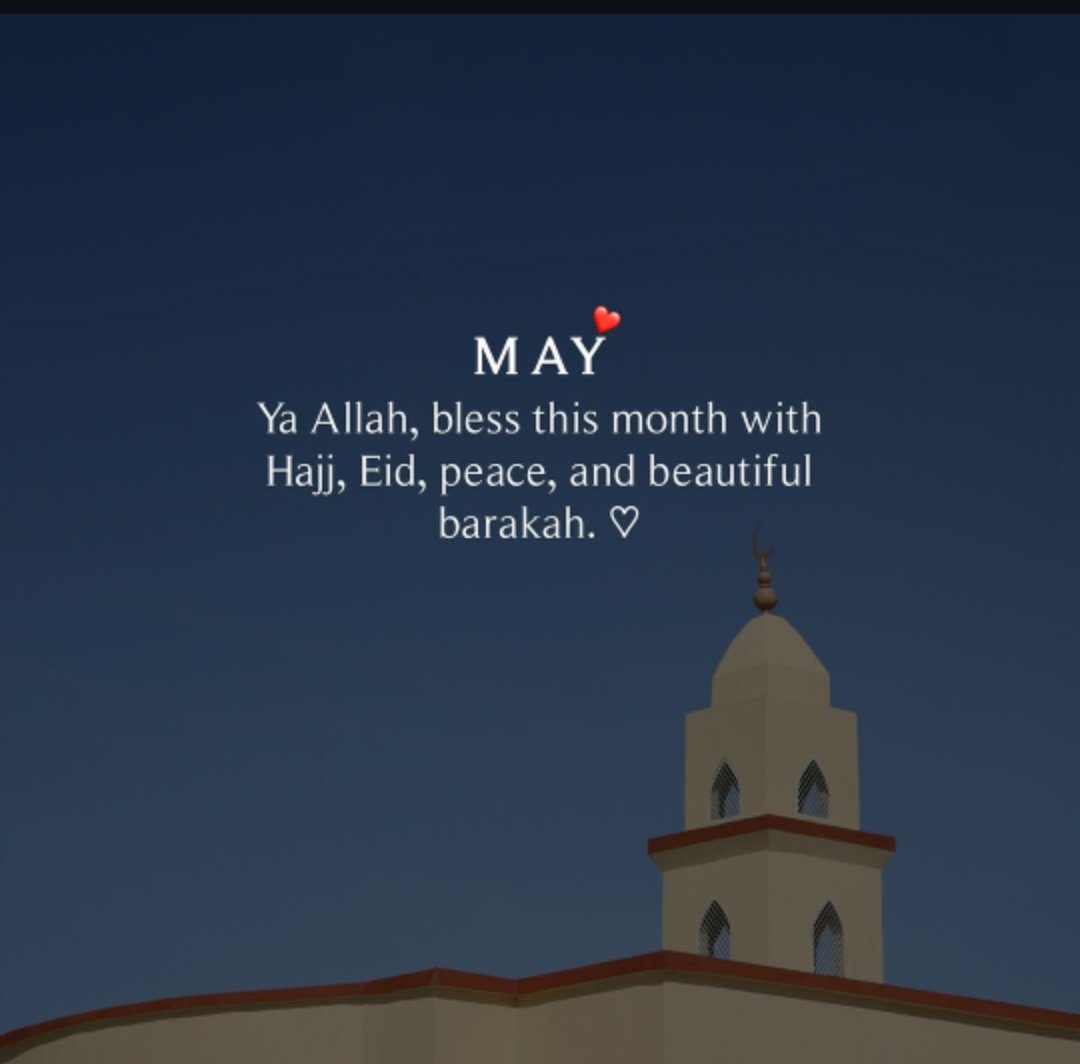 anan44682's tweet photo. A new month means new hope, new mercy. 🌙✨ Oh Allah, fill this month of May with Hajj, Eid, peace, happiness and countless blessings. 🤍 Make our lives easy, accept our prayers and keep everyone well. Amen. 🤲💖 #May #NewMonth #AllahBlessUs #Hajj #Eid #Barakah https://t.co/47fxG6yrNs